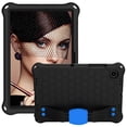 thumbnail image 1 of For Samsung Galaxy Tab A8 10.5 (2021) Honeycomb Texture Eva Anti-scratch Handle Kickstand Well-protected Tablet Cover - Black, 1 of 4