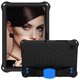 thumbnail image 1 of For Samsung Galaxy Tab A8 10.5 (2021) Honeycomb Texture Eva Anti-scratch Handle Kickstand Well-protected Tablet Cover - Black, 1 of 4