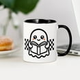 thumbnail image 4 of CafePress - Halloween Ghost Reading School - 11 oz Ceramic Mug - Novelty Coffee Tea Cup, 4 of 6