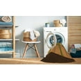 thumbnail image 2 of Ahgly Company Machine Washable Indoor Round Transitional Saddle Brown Area Rugs, 7' Round, 2 of 7