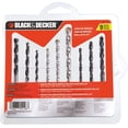 thumbnail image 1 of Kit de 9 Brocas para Metal y Madera Black+Decker BD0110CS, 1 of 2