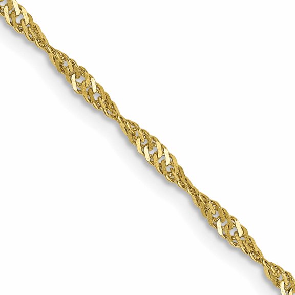 10K Yellow Gold 1.7mm Singapore Chain (16 X 1.7) Made In South Africa 10kpe10-16