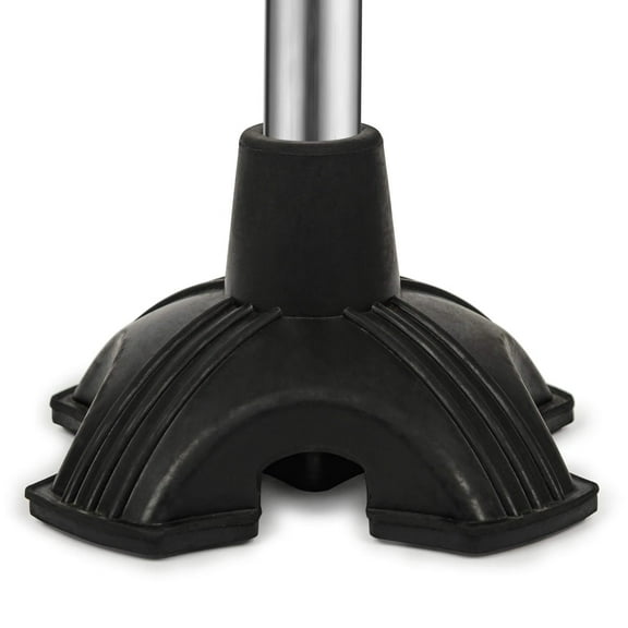 3/4-inch Quad Rubber Cane Tip - Self Standing Walking Cane Stand,Accessories,1 Count (Pack of 1)