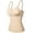 #1 Nude, variant on MANIFIQUE Shapewear Camisole with Built-in Pad Bra for Women Tummy Control Seamless Compression Tank Tops
