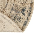 thumbnail image 3 of Unique Loom Chateau Collection Area Rug - Lincoln (7' 10" Round Blue Cream/Brown), 3 of 7