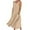 Khaki, variant on Edvintorg Women's Sleeveless Loose Plain Maxi Dresses Casual Long Dresses with Pockets Cotton And Linen Plus Size Women Clothing