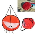 thumbnail image 2 of 42.5"/108cm Kayak Boat Wind Sail Canoe Sup Paddle Board Sail with Clear Window Fishing Rowing Boat Inflatable Outboard Drifting (Red), 2 of 8