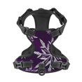 thumbnail image 4 of Picia Snowflake Gradient Purple No-Pull Dog Harness Reflective Front Clip Vest with Handle,Step-in Air Dog Harness,Adjustable 2 Metal Rings 4 Buckles,Easy to Put on & Take Off Small, 4 of 9