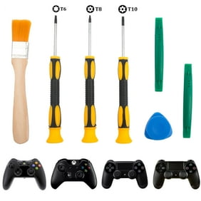 Repair Tool Kit For Xbox One S X Xbox 360 Ps4 And Ps3 Tsv 7 In 1 Screwdriver Pry Repair Tool Set For Controllers And Console T6 T8h And T10h Screwdriver