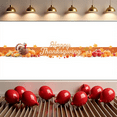 thumbnail image 2 of Colorful Design Thanksgiving Banner Autumn Turkey Pumpkin Leaves for Holiday Celebration Indoor Decoration Festival Event, 2 of 9