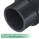 thumbnail image 4 of Uxcell 1-Pack Conector de Reducción de Tubo, Acoplamiento Reductor Recto de 2-1/2"*2", Gris, 4 of 6