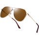 thumbnail image 1 of Joopin Gafas de Sol Militares Polarizadas Marrón UV400 Metal, 1 of 6