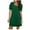 Green, variant on Gspmoly Summer Dresses for Women, Women Casual Summer Solid Color Short Sleeve Dress with Pocket Beach Dresses Wedding Dresses for Women Savings