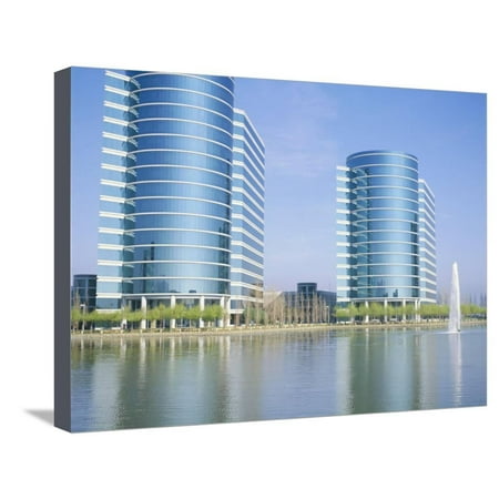 Redwood City, Silicon Valley, Near San Francisco, California, USA Stretched Canvas Print Wall Art By David (Best Redwood Forest Near San Francisco)