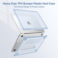 thumbnail image 5 of MOSISO Compatible with MacBook Pro 14 inch Case 2025-2021 M5 M4 M3 M2 M1 A3434 A3112 A3185 A3401 A2918 A2992 A2779 A2442, Heavy Duty TPU Bumper Hard Case&Keyboard Skin&Screen Film, 5 of 8