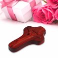 thumbnail image 4 of Colgante de Crucifijo Higoodz INRI Material de nogal Natural decorativo hecho a mano, 4 of 7