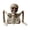 A, variant on Halloween Decorations Half Body Skeleton, 1pcs Life Size Prop for Indoor , Party Decor, Yard Display for a Frightful Night, 1Pack A