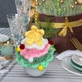 thumbnail image 4 of Clearance under 5, Mini Christmas Tree, Knitted Mini Simulated Christmas Tree Potted Plant Knitted Christmas Decorations Gifts for Kids, 4 of 5