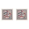 thumbnail image 1 of YWIYIUD 2PCS 14.17inch Practical Independence Day Anniversary CrossStitch Kit Portable and Durable CrossStitch Decorations Suitable for Friends and Parents PatrioticGifts, 1 of 7