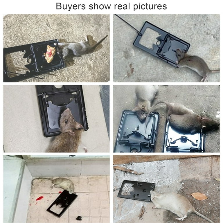 3 pcs Mice Mouse Traps Mousetrap Bait Home Garden Supplies