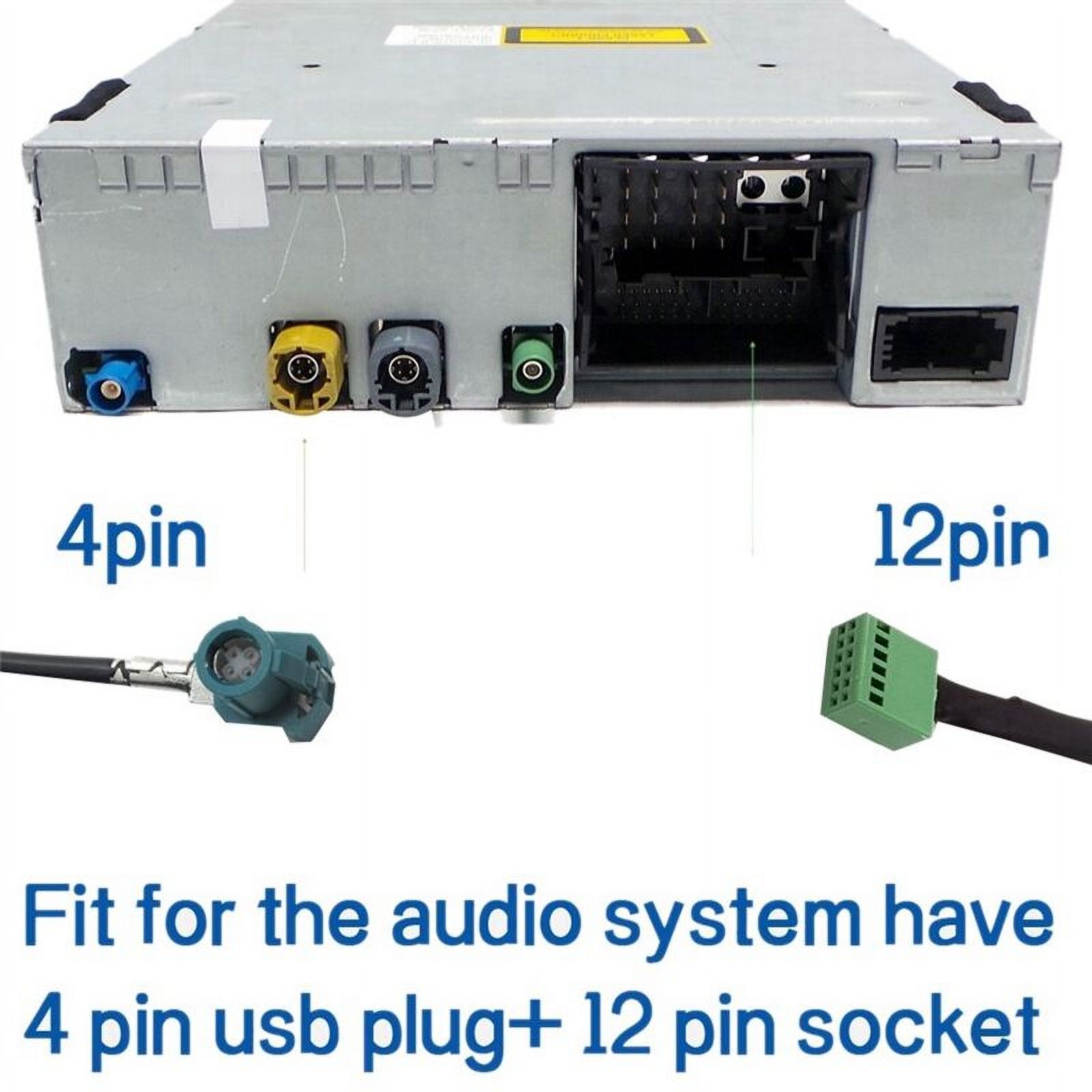 Kit De Audio Bluetooth 5.0 Para Coche AUX 12V – Adaptador Manos Libres Con Cable De 12 Pines Compatible Con Audi A3 A4 A6 B8 B6 C6 C5