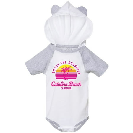

Inktastic Summer Enjoy the Sunshine Catalina Beach California in Pink Gift Baby Boy or Baby Girl Bodysuit