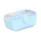 thumbnail image 2 of Caja de almacenamiento de accesorios para el cabello, organizador de joyas, contenedor multiusos para niños Azul, 2 of 9