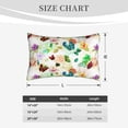thumbnail image 4 of Lsque Floral Vintage Pattern Pillow Case – Soft & Cozy Throw Pillow Cover, Hypoallergenic Cushion Case for Sleeping Women with Envelope Closure-14"x20", 4 of 6