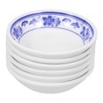 thumbnail image 1 of 6pcs Melamine Sauce Plates Reusable Sauce Container Small Dipping Dish for Restaurant Home (Blue and White), 1 of 8