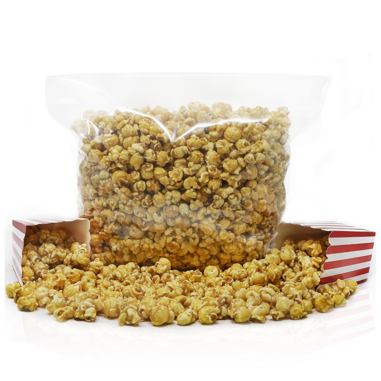 Jd’s Snack Factory Caramel Corn Popcorn – Classic Sweet & Crunchy Caramel Popcorn Snack, 128 oz