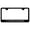 Black, variant on Jeep Cherokee Laser Etched Logo Stainless Steel License Plate Frame (Chrome)
