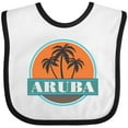 thumbnail image 3 of Inktastic Aruba Vacation Sunset Boys or Girls Baby Bib, 3 of 4