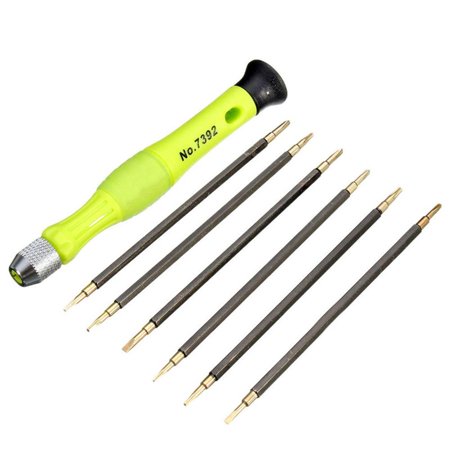 

6 + 1 Portable Screwdriver Kit Set Precision Professional Repair Hand Tool & Box