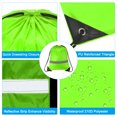 thumbnail image 4 of REGALWOVEN Polyester Drawstring Bag Reflective Cinch Sack for Gym Sports Green, 4 of 7