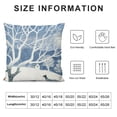thumbnail image 6 of Acheng  Winter Pillow Sham, Silhouettes of Deer in Snowy Forest with Blizzards Surreal Dreamy Fantasy Theme, Decorative Printed Pillowcase,Set of 2 White, 6 of 6