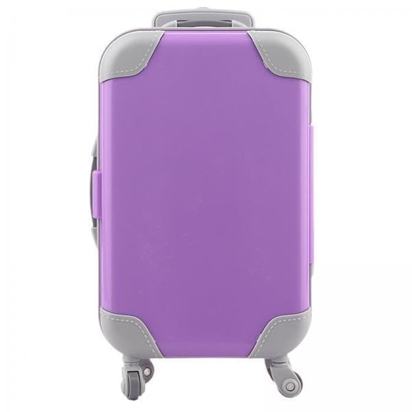 5 Maletas De Viaje Para Muñecas De 18 Pulgadas, Ideales Para Muñecas, Juguetes Infantiles, Color Morado.