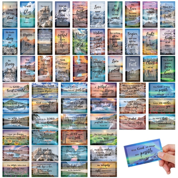 Neasyth 240 Pcs Bible Verse Cards with Full Scripture, Bulk Mini Prayer Cards for Women and Men, Religious Motivational Inspirational Christian Gift