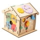 thumbnail image 3 of Montessori Busy Board Casa de madera Juguete Sensorial Habilidad fina Clasificador de madera Juguete Centro de actividades de madera Juguetes, 3 of 9