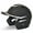 Black, White, variant on HX Legend Baseball Batting Helmet, Large, Graphite, Black Trim