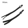 thumbnail image 1 of Spandex Elastic Band Adjustable Stretchy Earmuff Rope DIY Crafts Sewing String  Black  50Pcs, 1 of 8