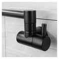 thumbnail image 6 of Kitchen Faucet Water Tap, 360 Degree Rotating Black Wall Mounted Single Cold Brass Folding Kitchen Flexible Sink Faucet, 6 of 7