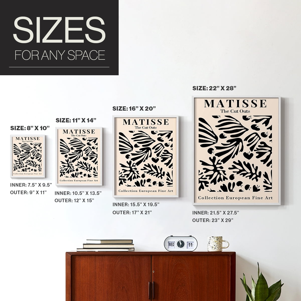 Matisse XCVI Framed Print - Solid Wood