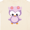 thumbnail image 3 of Inktastic Cute Pink and Purple Owl Girls Toddler T-Shirt, 3 of 4