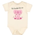 thumbnail image 3 of Inktastic Aditi My Grandpa Loves Me Pink Elephant Beautiful Girls Baby Bodysuit, 3 of 5