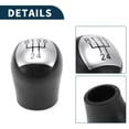 thumbnail image 4 of Perilla de cambio de marchas Unique Bargains de 5 velocidades para Renault Clio II 01-06, palanca de cambio de plástico negra, 4 of 6