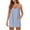 Light Blue, variant on Simua Women's Athletic Dress Jumpsuits Summer Mini Dress Built in Shorts with Pockets Romper Trendy Outfit