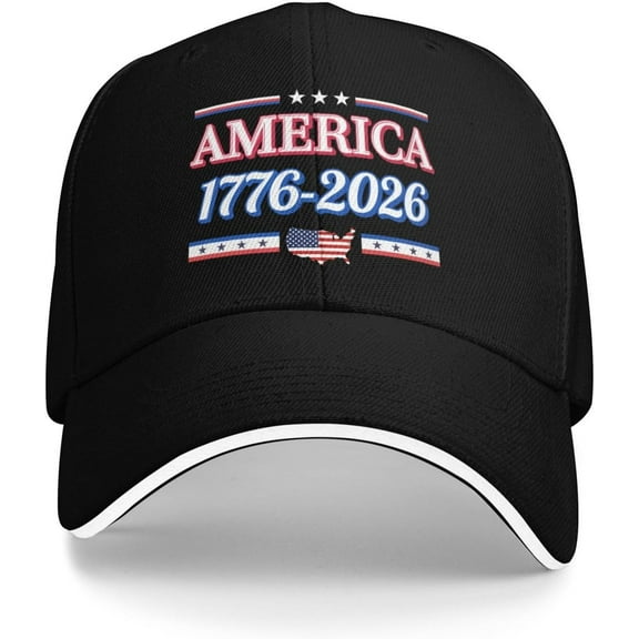 America 250th Birthday Hat 1776 2026 America 250 Years Anniversary Hat God Bless USA Patriot Cap for Men Women