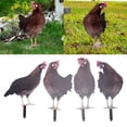 thumbnail image 1 of Arte De Patio De Pollo, Estacas Decorativas Para Gallinas De Jardín De Colores Brillantes, Fáciles De Instalar Para Patios, 1 of 7