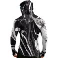 thumbnail image 7 of Sun Shirt UPF 50+ Men's Fishing Long Sleeve UV Protection Hoodie with Face Mask and Thumb-Holes Hiking Rash Guard Swimming Running, 7 of 7