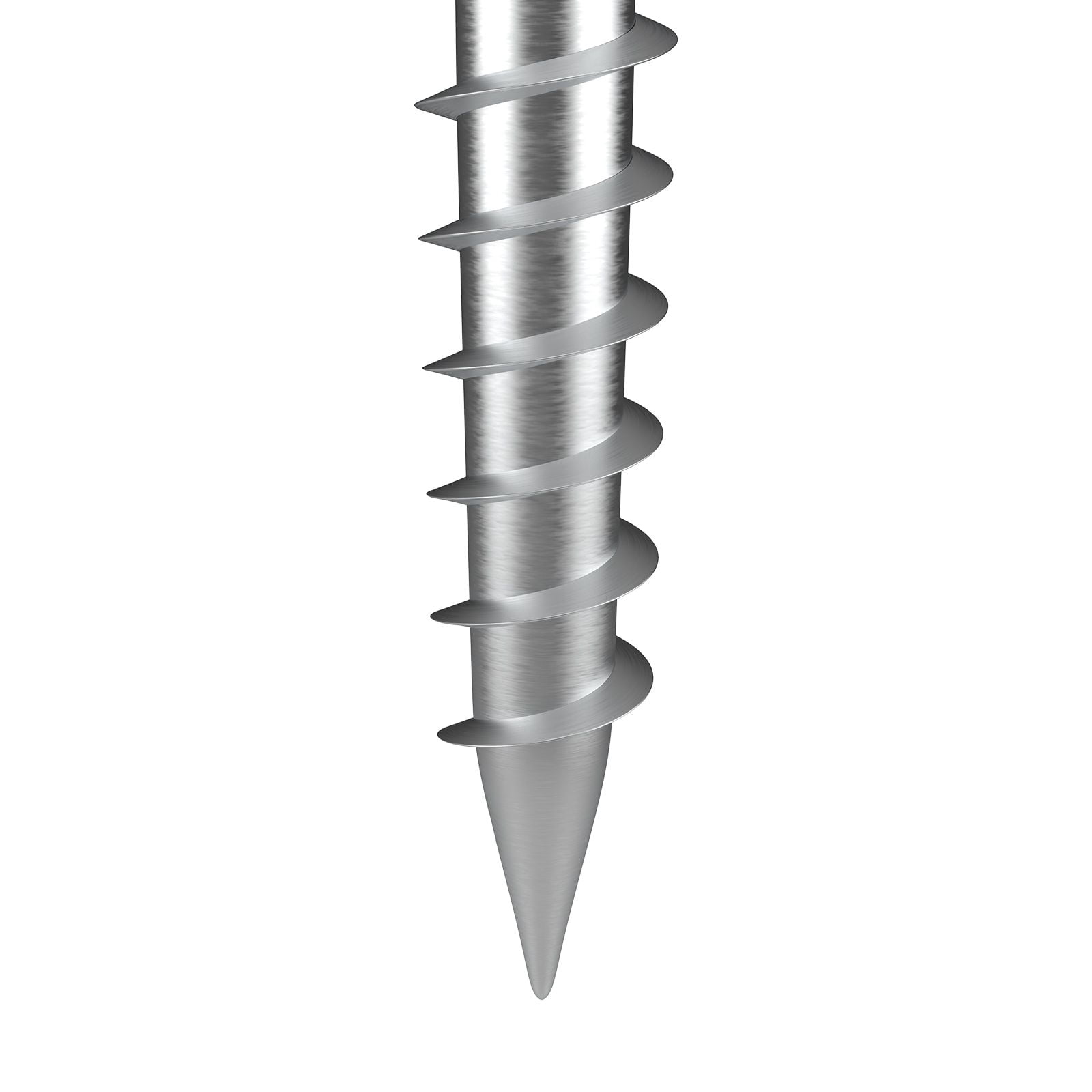 Fence Post Spike for 3.5" Timber, Thickened Hard Steel, Corrosion-Resistant Powder Coating, Spiral Bottom, Easy Ground Installation for Fencing